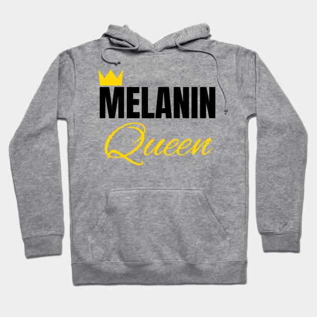 Melanin Queen, Black History, African American, for Black Women Hoodie by UrbanLifeApparel